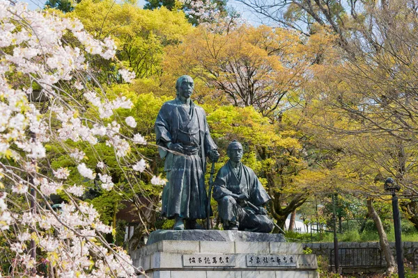 Kyoto Japan Αγάλματα Του Sakamoto Ryoma Και Της Nakaoka Shintaro — Φωτογραφία Αρχείου