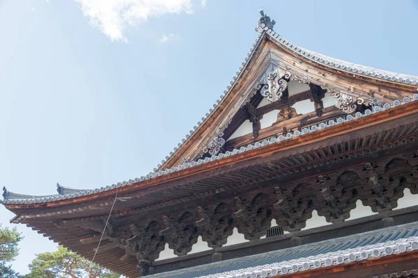 日本京都 日本京都的Shokoku Ji寺 该寺始建于1382年 由Ashikaga Yoshimitsu建造 — 图库照片