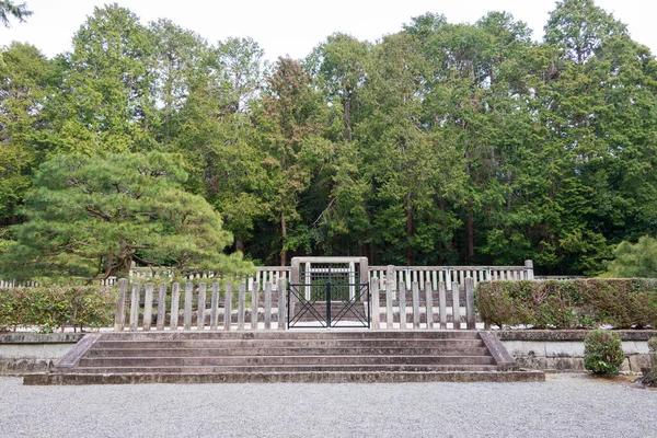Kioto Japonia Mauzoleum Cesarza Tenji Yamashina Kioto Japonia Cesarz Tenji — Zdjęcie stockowe