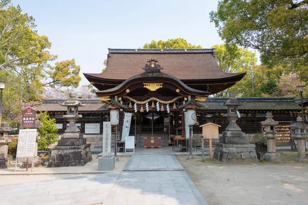 Kyoto Japan Fujinomori Helgedomen Fushimi Kyoto Japan Helgonet Byggdes Ursprungligen — Stockfoto