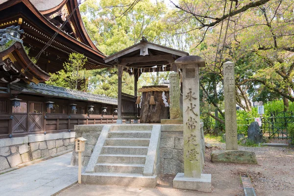 Kyoto Japan Fujinomori Shrine Фусімі Кіото Японія Храм Побудований 203 — стокове фото
