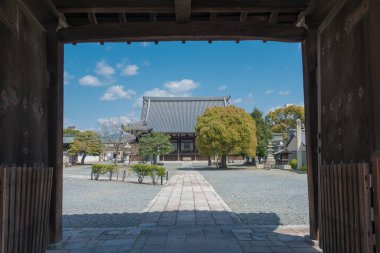 Kyoto, Japonya - Kyoto, Japonya 'daki Myokaku-ji Tapınağı. Tapınak ilk olarak 1378 yılında inşa edildi..