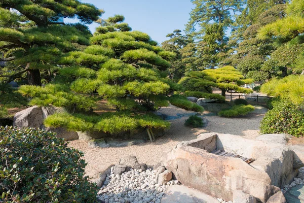 Kagawa Japon Villa Hiunkaku Château Takamatsu Parc Tamamo Takamatsu Kagawa — Photo