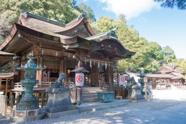 Kagawa, Japonya - Kotohiragu Tapınağı (Konpira Tapınağı) Kagawa, Japonya. Tapınak 1300 yıllık bir tarih ve deniz gemisi nakliyesi ve denizcinin koruyucusuydu..