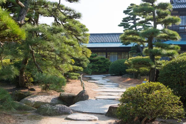 Kagawa Japon Villa Hiunkaku Château Takamatsu Parc Tamamo Takamatsu Kagawa — Photo