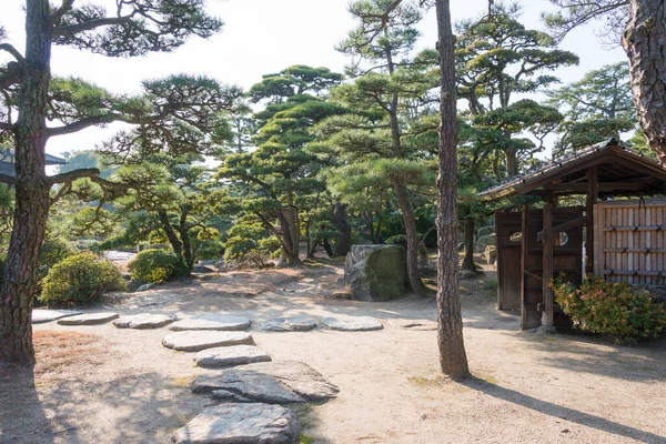 Kagawa Giappone Villa Hiunkaku Castello Takamatsu Tamamo Park Takamatsu Kagawa — Foto Stock