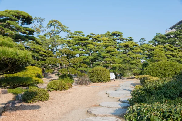Kagawa Japan Hiunkaku Villa Auf Der Burg Takamatsu Tamamo Park — Stockfoto