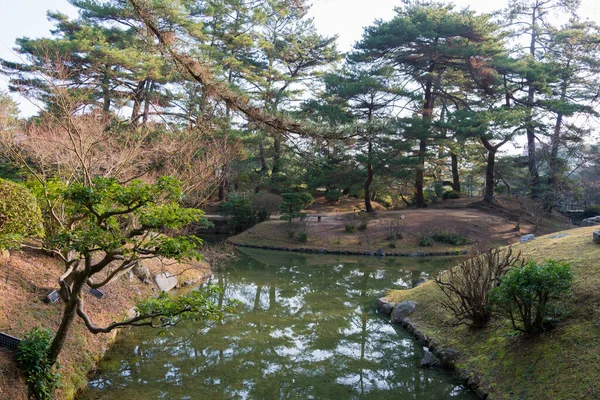 Kagawa Japón Jardín Ritsurin Takamatsu Kagawa Japón Ritsurin Garden Uno —  Fotos de Stock