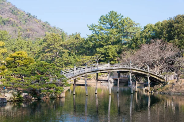 Kagawa Japonsko Ritsurin Garden Takamatsu Kagawa Japonsko Ritsurin Garden Jednou — Stock fotografie