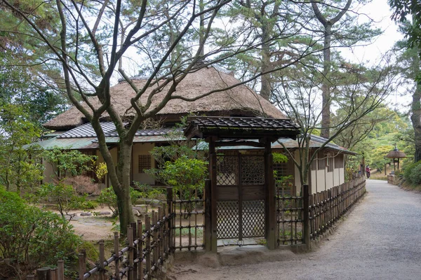 Kagawa Japan Ritsurin Garden Takamatsu Kagawa Japan Ritsurin Garden Mest — Stockfoto