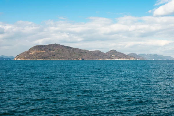 Kagawa, Japan - Beautiful scenic view from Port of Takamatsu in Takamatsu, Kagawa, Japan.