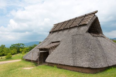 Saga, Japonya - Yoshinogari Tarihi Parkı, Saga, Japonya. Büyük ve kompleks bir Yayoi arkeolojik alanı ve M.Ö. 3. yüzyıldan kalma..