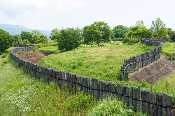 Saga Japan Yoshinogari Historical Park Yoshinogari Saga Japan 大而复杂的Yayoi考古遗址 可以追溯到公元前3世纪至公元3世纪 — 图库照片