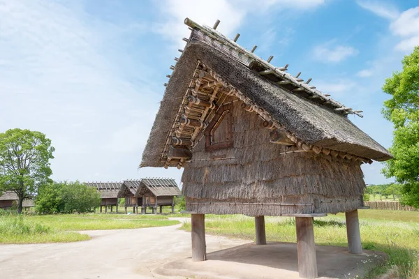 Saga Giappone Yoshinogari Historical Park Yoshinogari Saga Giappone Grande Complesso — Foto Stock