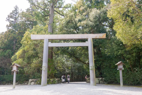 Mie Japan Ise Grand Shrine Ise Jingu Geku Buitenste Heiligdom — Stockfoto