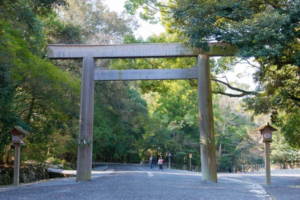 Mie Japan Benadering Bij Ise Grand Shrine Ise Jingu Naiku — Stockfoto