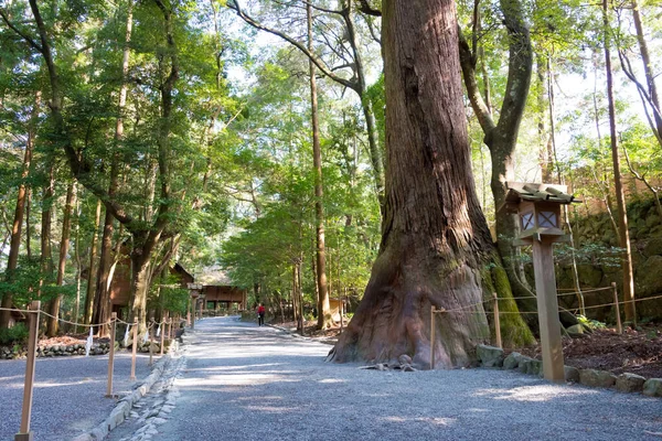 Mie Japonia Ise Grand Shrine Ise Jingu Naiku Wewnętrzny Przybytek — Zdjęcie stockowe