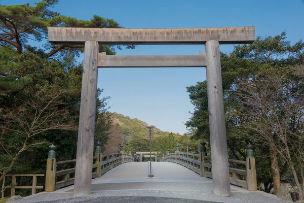 Mie Japonya Ise Büyük Tapınağı Ise Jingu Naiku Tapınak Ise — Stok fotoğraf