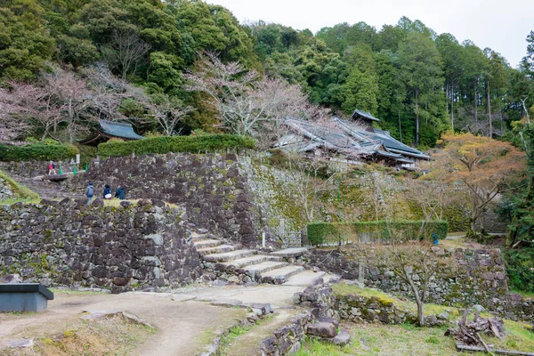 Shiga Giappone Sito Della Residenza Hashiba Hideyoshi Presso Rovine Del — Foto Stock