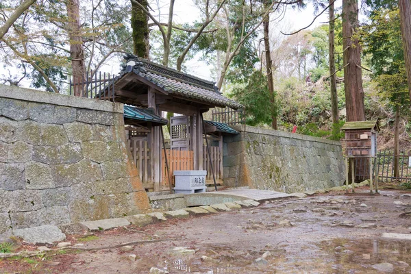 Shiga Japan Mausoleum Van Oda Nobunaga Bij Azuchi Castle Ruins — Stockfoto