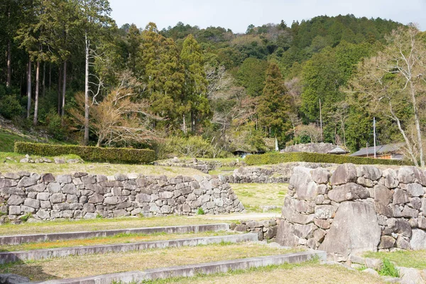 Shiga Japonsko Azuchi Castle Ruins Omihachiman Shiga Japonsko Hrad Azuchi — Stock fotografie