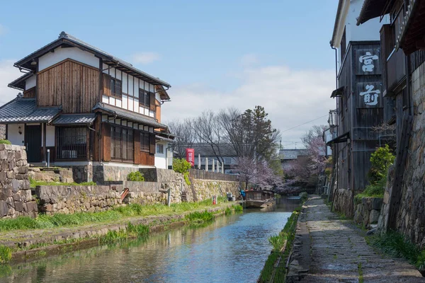 Shiga Japón Distrito Preservación Arquitecturas Tradicionales Omihachiman Shiga Japón — Foto de Stock