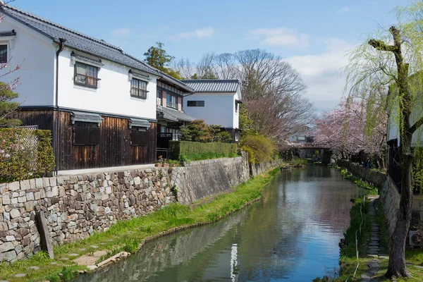 Shiga Japan Bevarandedistrikt För Traditionella Arkitekturer Omihachiman Shiga Japan — Stockfoto