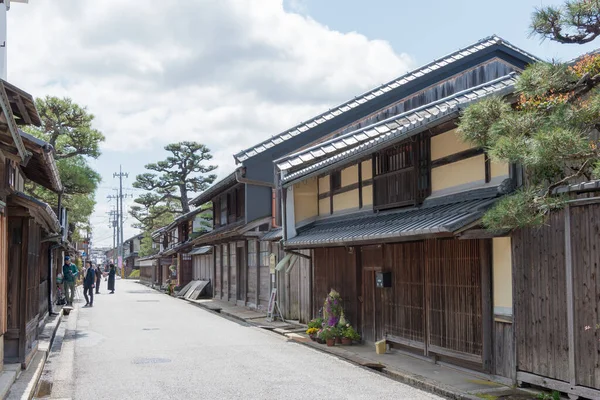 Shiga Japan Tradiční Architektury Památkové Čtvrti Omihachiman Shiga Japan — Stock fotografie