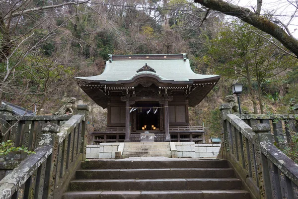 Kanagawa Ιαπωνία Goryo Shrine Στην Kamakura Kanagawa Ιαπωνία Ιερό Χτίστηκε — Φωτογραφία Αρχείου