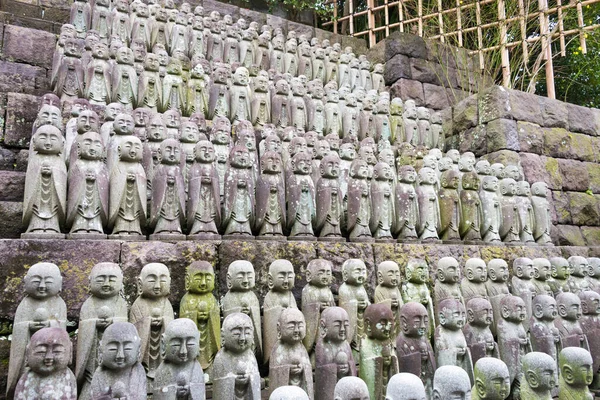 日本神奈川市 日本神奈川市川村大泽寺的吉佐神像 该寺始建于736年 — 图库照片