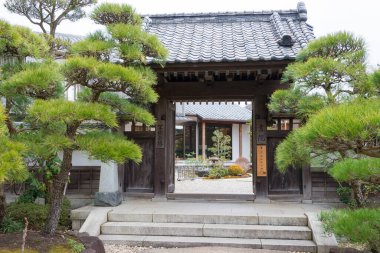 Kanagawa, Japonya - Kamakura, Kanagawa, Japonya 'daki Hasedera Tapınağı. Tapınak ilk olarak 736 yılında inşa edildi..