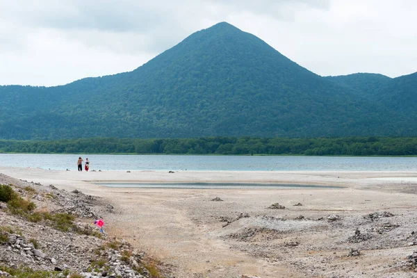 Aomori Japan Blick Auf Den Usori See Gokuraku Hama Vom — Stockfoto