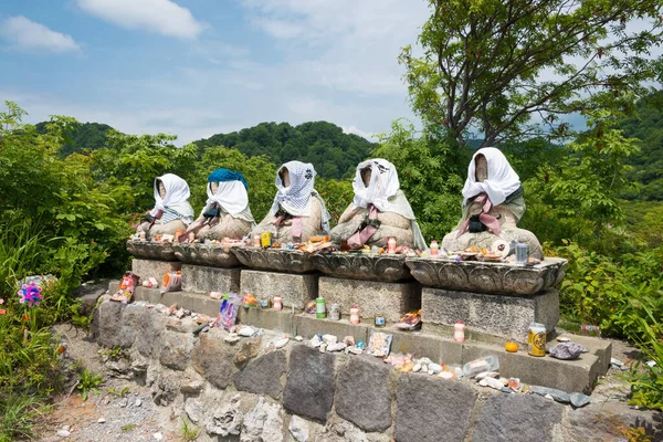 Aomori Japón Estatua Templo Osorezan Bodaiji Mutsu Aomori Japón Fundada —  Fotos de Stock