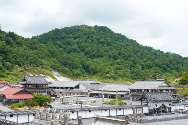 Aomori Japan Osorezan Bodaiji Tempel Mutsu Aomori Japan 862 Chr — Stockfoto