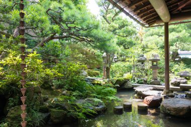 Kanazawa, Japonya - Kanazawa, Ishikawa, Japonya 'daki Nomura Klanı Samuray Evi. Ünlü tarihi bir yer..