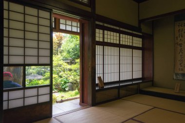 Kanazawa, Japonya - Kanazawa, Ishikawa, Japonya 'daki Nomura Klanı Samuray Evi. Ünlü tarihi bir yer..