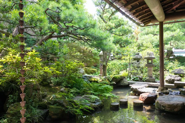Kanazawa, Japonya - Kanazawa, Ishikawa, Japonya 'daki Nomura Klanı Samuray Evi. Ünlü tarihi bir yer..