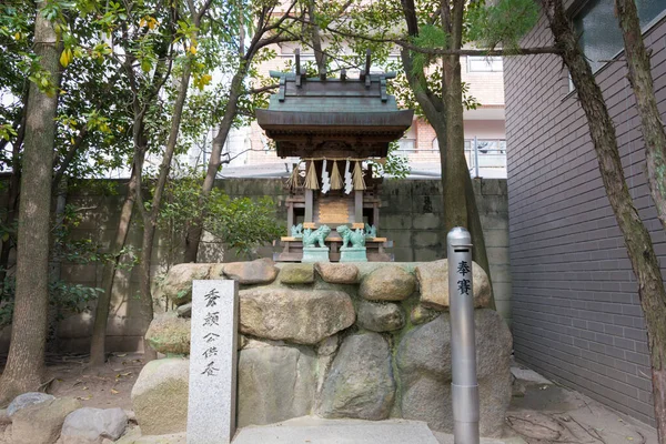 位于日本大阪的Inari神社 它的建造可追溯到公元前12年 1580年代 为保护大阪城堡 伊纳里在那里被朝代朝代奉为神圣不可侵犯 — 图库照片