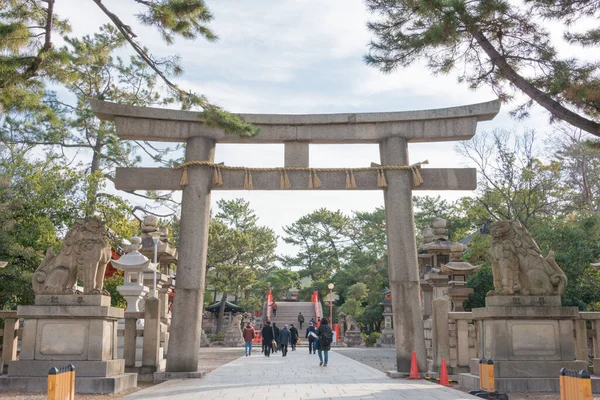 Osaka Japão Santuário Sumiyoshi Taisha Osaka Japão Santuário Principal Todos — Fotografia de Stock