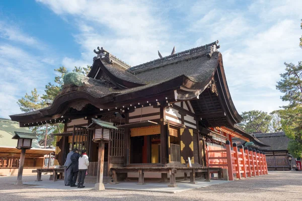 Osaka Japan Sumiyoshi Taisha Helgedomen Osaka Japan Det Den Viktigaste — Stockfoto