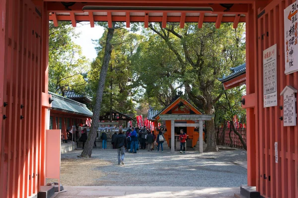 Osaka Japan Sumiyoshi Taisha Shrine Osaka Japan Main Shrine All — Stock Photo, Image