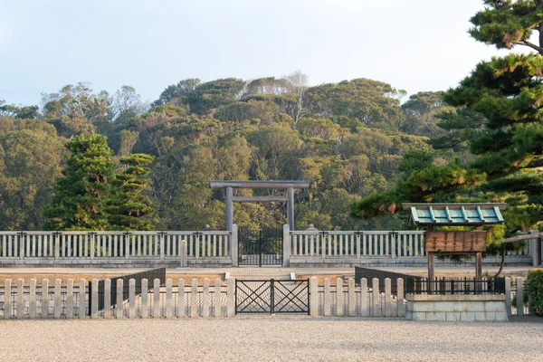 Osaka Japan Poort Van Het Mausoleum Van Keizer Nintoku Daisen — Stockfoto
