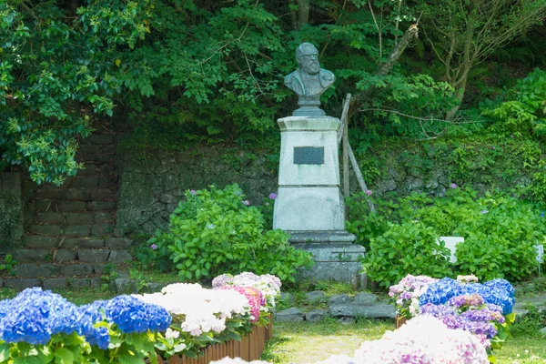 長崎県長崎市 旧シーボルト邸跡 フィリップ フランツ バルササル フォン シーボルト 1796年 1866年 ドイツの医師 — ストック写真