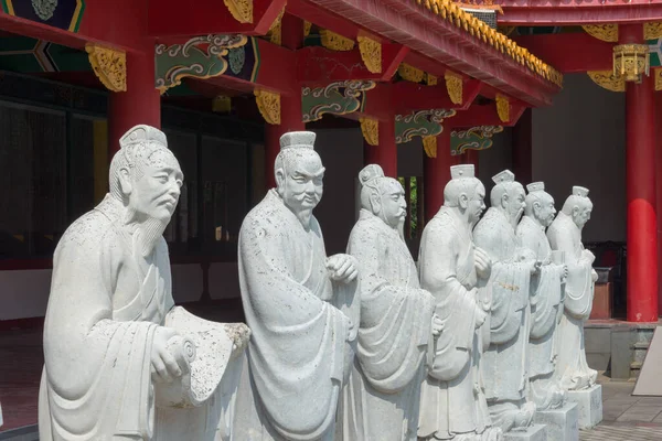 Nagasaki Japão Estátua Templo Nagasaki Confúcio Museu História China Nagasaki — Fotografia de Stock