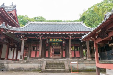 Nagasaki, Japonya - Japonya Nagasaki 'deki Sofuku-ji Tapınağı. Japonya 'nın Ulusal Hazineleri..