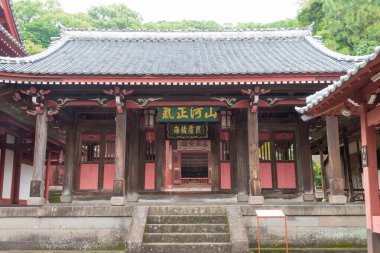 Nagasaki, Japonya - Japonya Nagasaki 'deki Sofuku-ji Tapınağı. Japonya 'nın Ulusal Hazineleri..