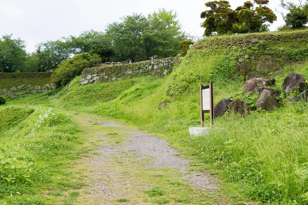 Nagasaki Japón Restos Del Castillo Hara Shimabara Nagasaki Japón Forma — Foto de Stock