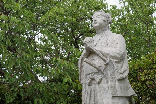 Nagasaki Japonsko Socha Amakusy Shira 1621 1638 Pozůstatcích Hradu Hara — Stock fotografie