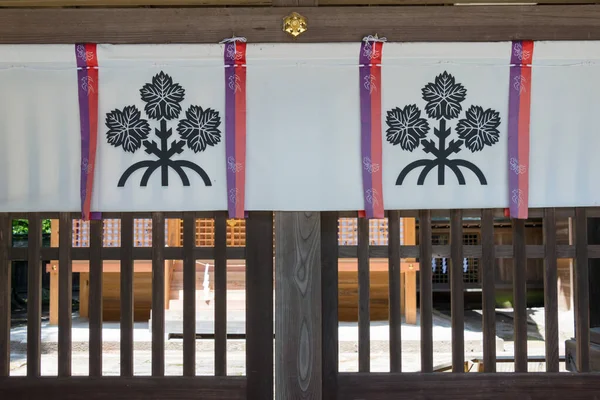 日本长野 日本长野县Shimosuwa Taisha Suwa Grand Shrine Shimosha Harumiya 苏瓦泰沙神龛是6 7世纪建造的最古老的神龛之一 — 图库照片