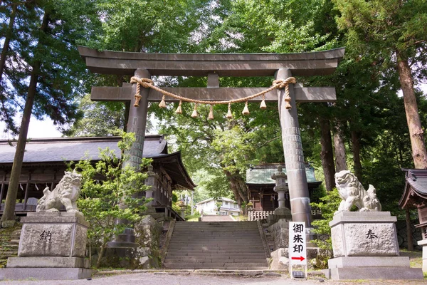 Nagano Japonya Suwa Taisha Suwa Grand Shrine Kamisha Maemiya Suwa — Stok fotoğraf